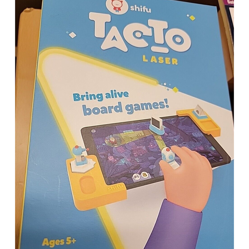 Shifu Tacto Laser Bring Alive Board Games for Tablet Ages 5+ Open Box